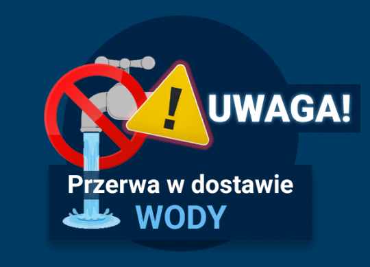 Grafika Przerwy w dostawie wody - Gołubie