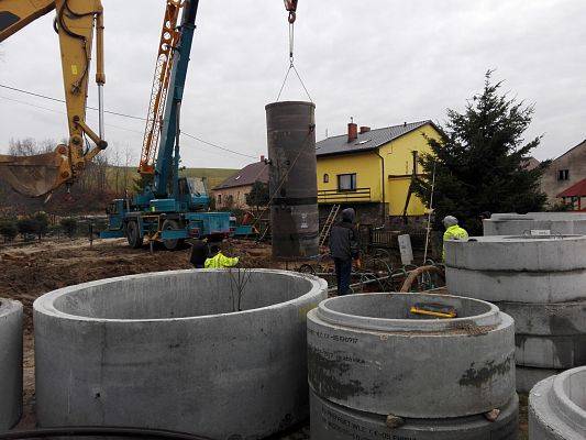 Grafika Budowa sieci kanalizacji