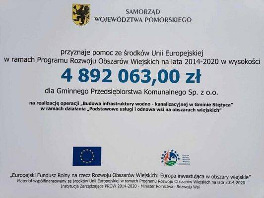 Grafika Budowa kanalizacji sanitarnej w miejscowości Wieżyca-Kolano